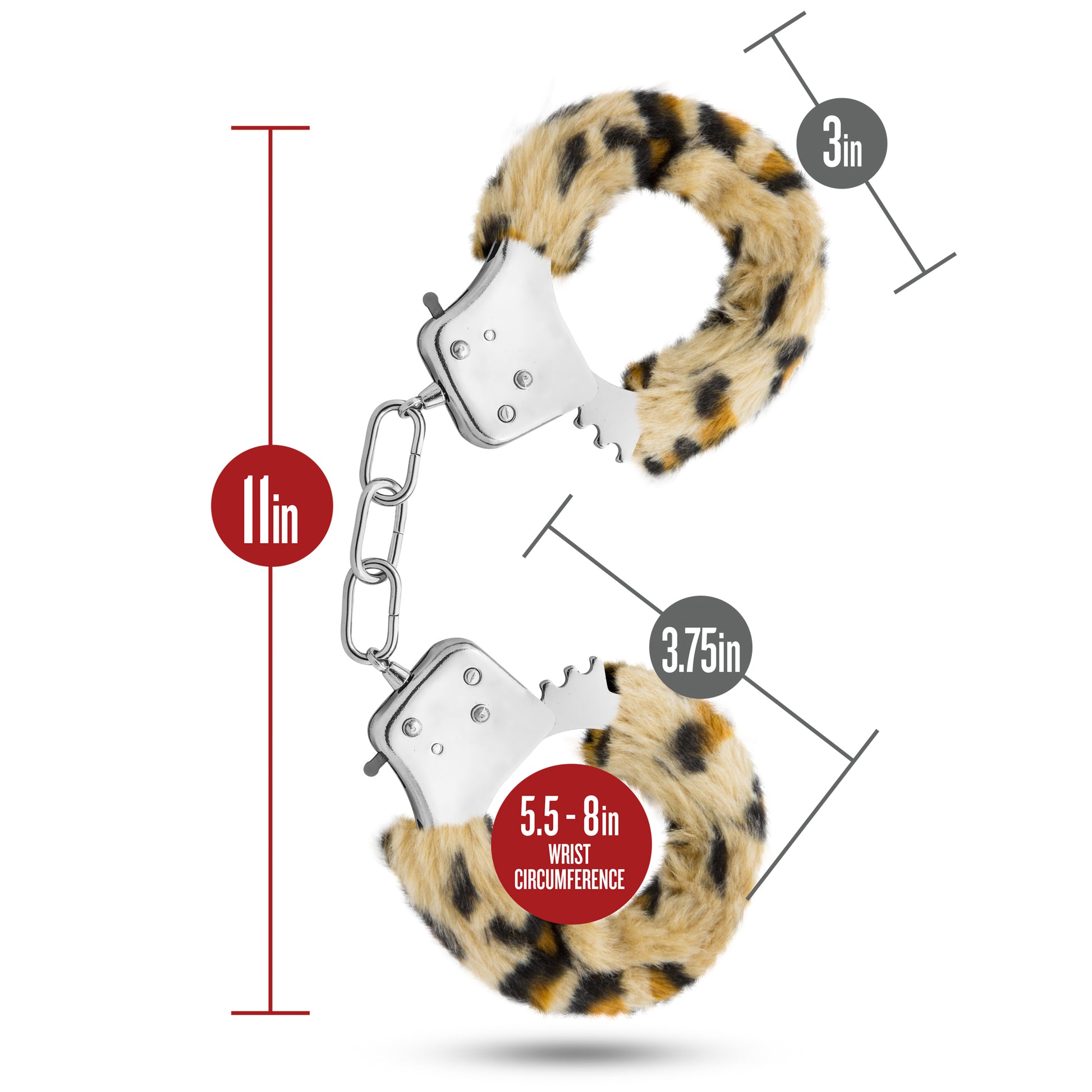Temptasia Cuffs - Leopard | 819835020325 | Available at EroticWarehouse.com