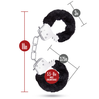 Temptasia Cuffs - Black | 819835020332 | Available at EroticWarehouse.com