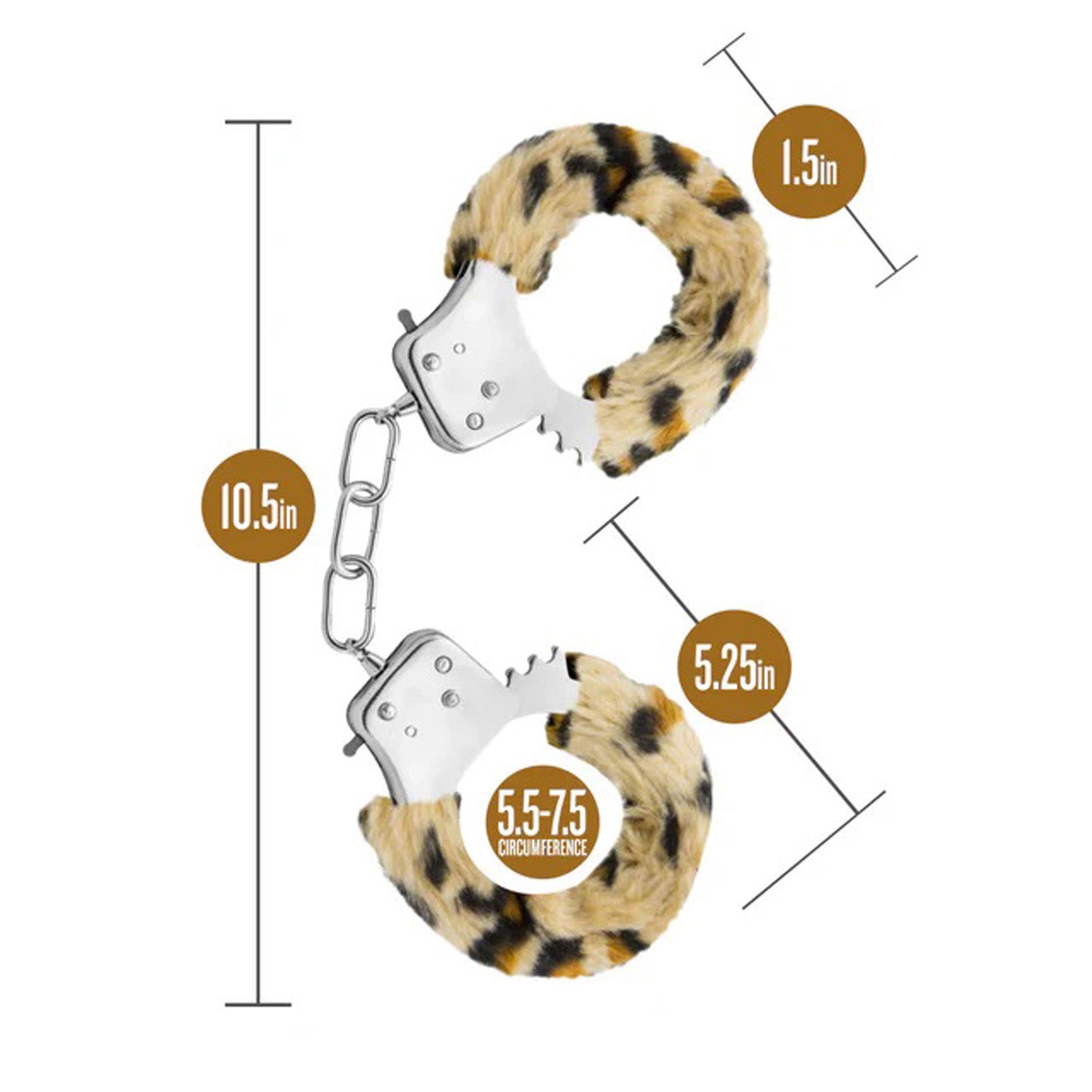 Temptasia Beginner Cuffs Leopard | 810138370421 | Available at EroticWarehouse.com