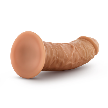 Dr. Skin Glide 8 Inch Self Lubricating Dildo - - Mocha | 819835027973 | Available at EroticWarehouse.com