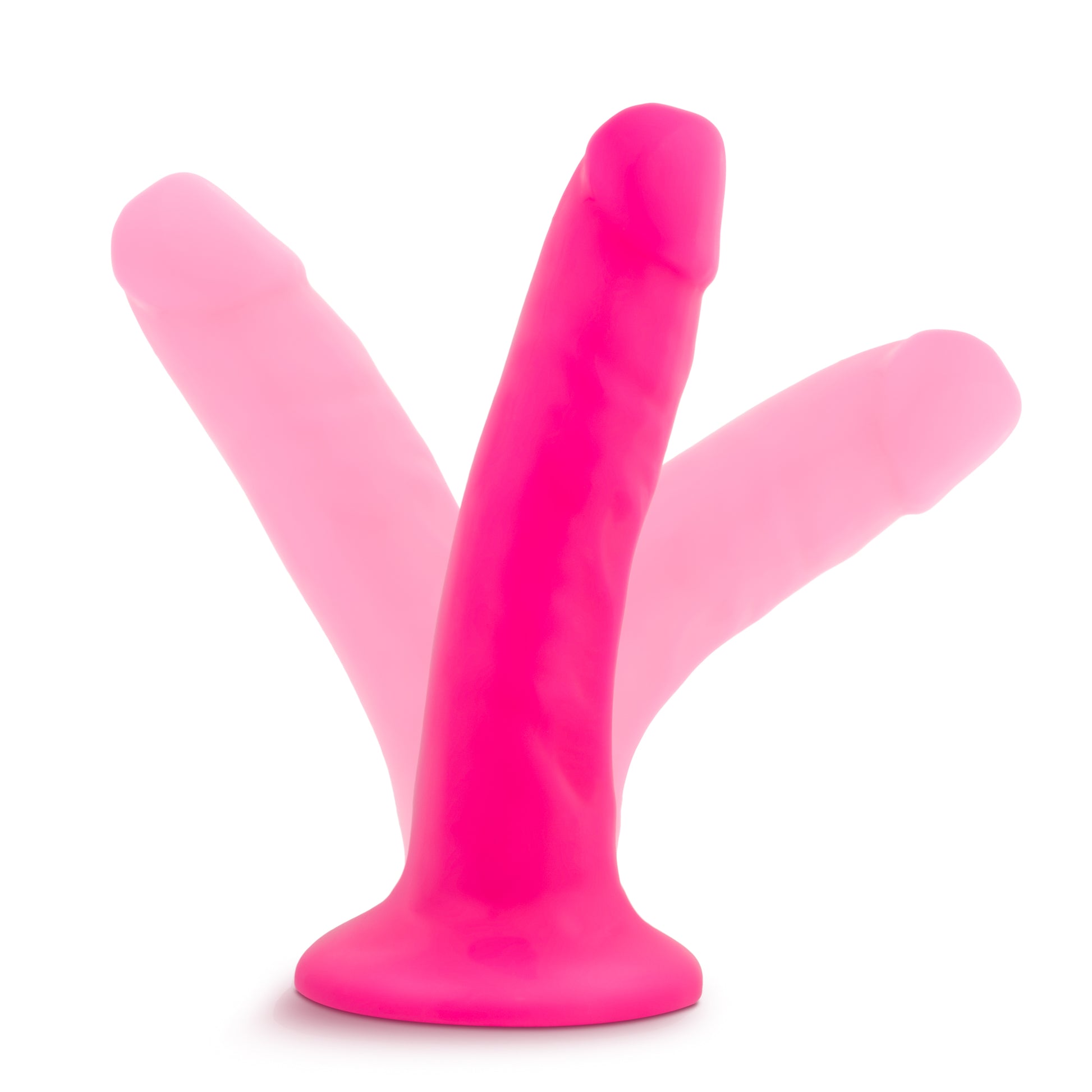 Neo - 5.5 Inch Dual Density Cock - Neon Pink | 819835021483 | Available at EroticWarehouse.com