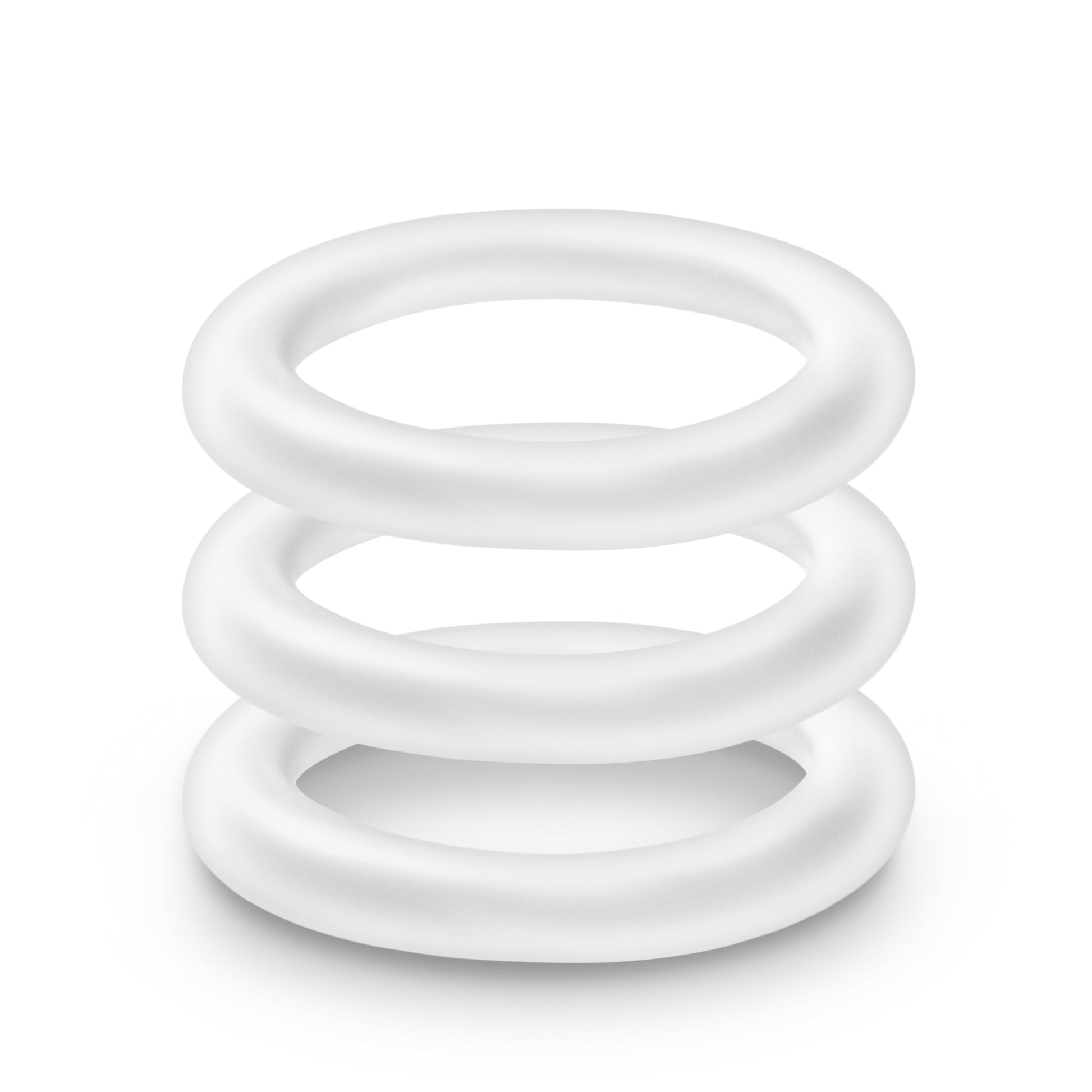 Performance - Vs2 Pure Premium Silicone Cockrings - Small - White | 853858007604 | Available at EroticWarehouse.com