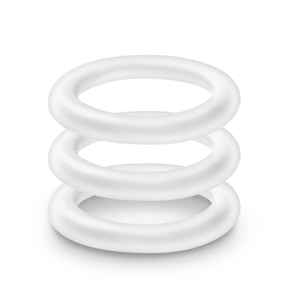 Performance - Vs2 Pure Premium Silicone Cockrings - Small - White | 853858007604 | Available at EroticWarehouse.com