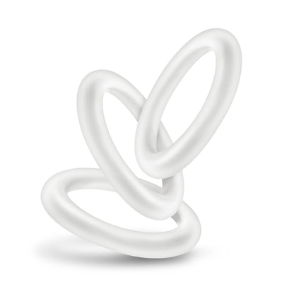 Performance - Vs2 Pure Premium Silicone Cockrings - Small - White | 853858007604 | Available at EroticWarehouse.com