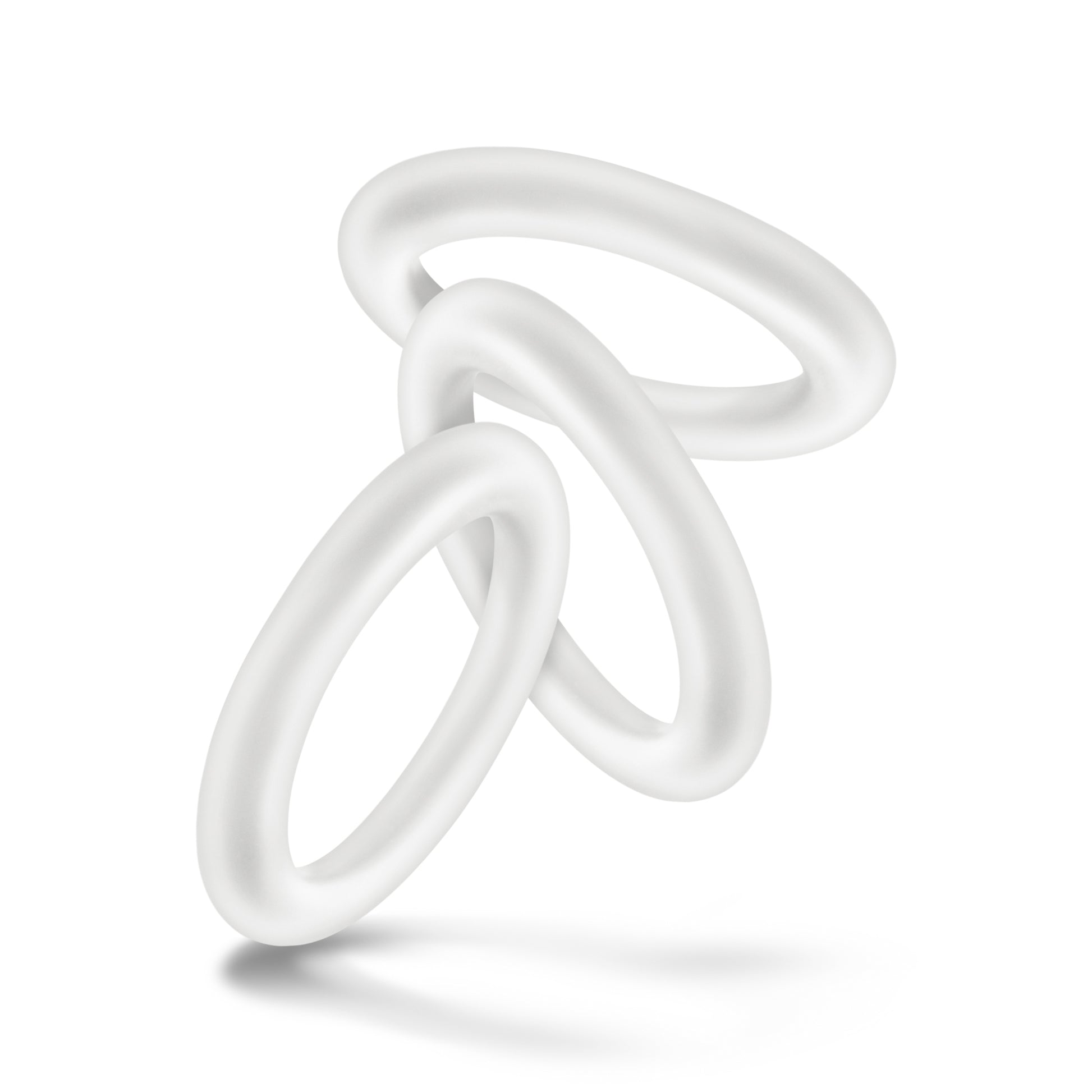 Performance - Vs2 Pure Premium Silicone Cockrings - Small - White | 853858007604 | Available at EroticWarehouse.com