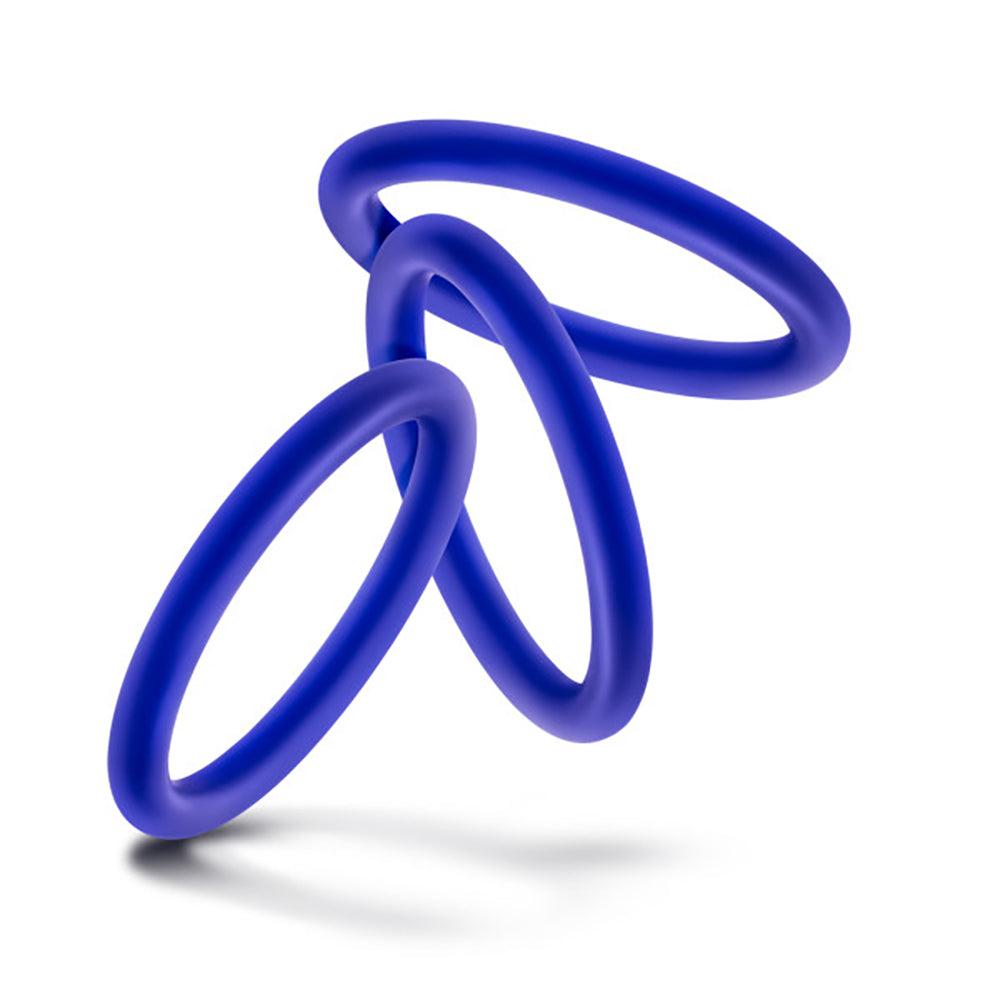 Performance - Vs1 Pure Premium Silicone Cockrings - Medium - Indigo | 853858007970 | Available at EroticWarehouse.com