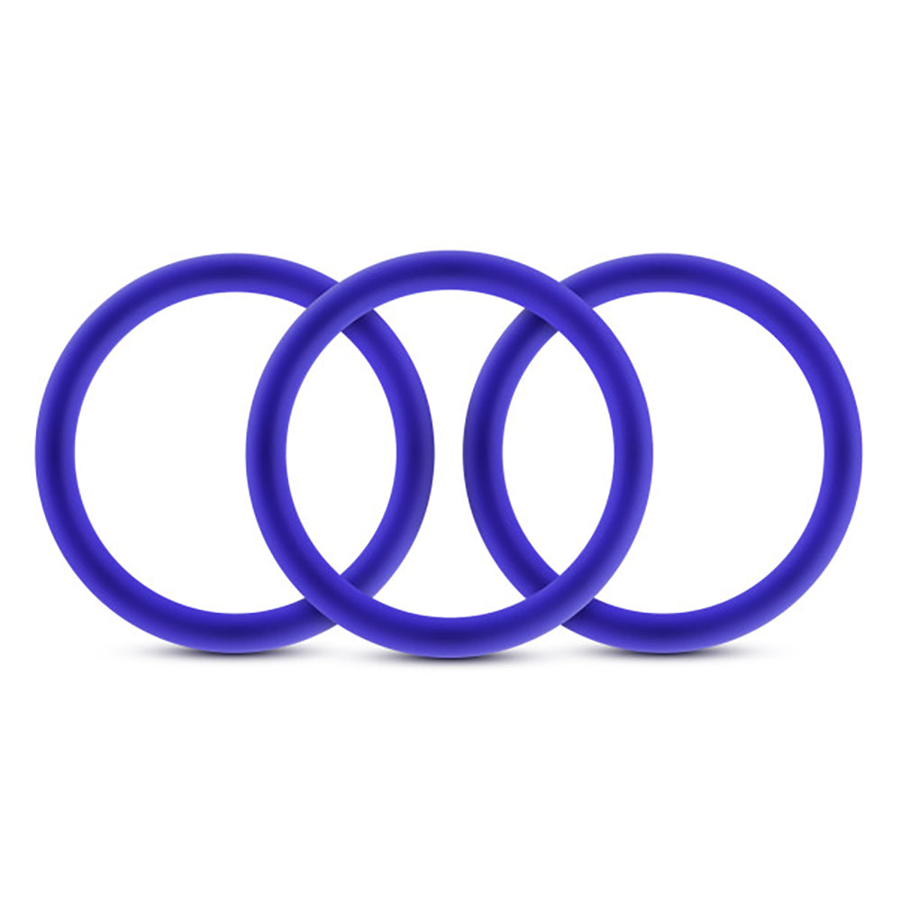 Performance - Vs1 Pure Premium Silicone Cockrings - Medium - Indigo | 853858007970 | Available at EroticWarehouse.com