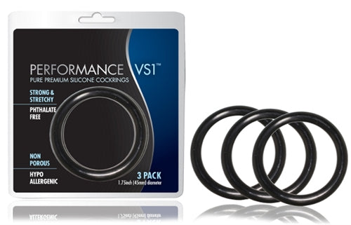 Performance Rings Vs1 - Medium - Black | 853858007321 | Available at EroticWarehouse.com
