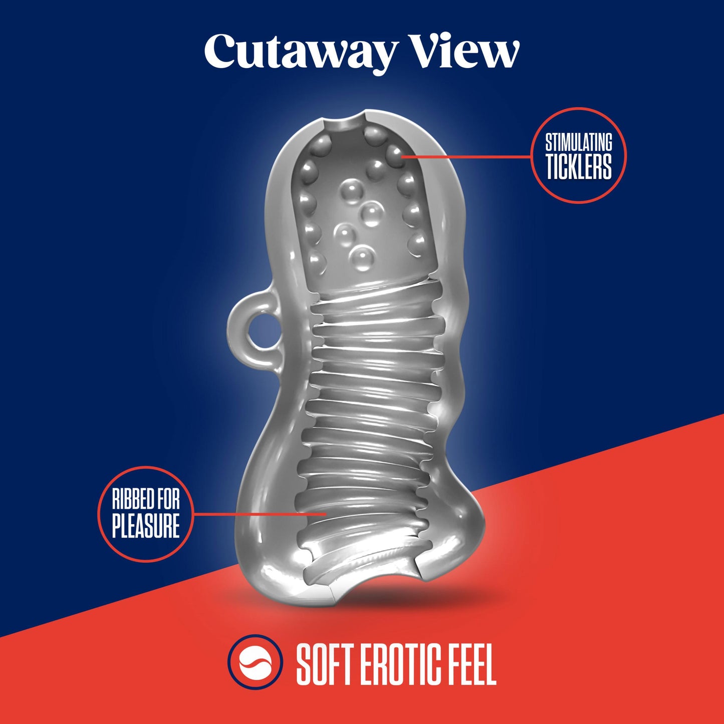 Rize - Squeezy - Clear | 819835029229 | Available at EroticWarehouse.com