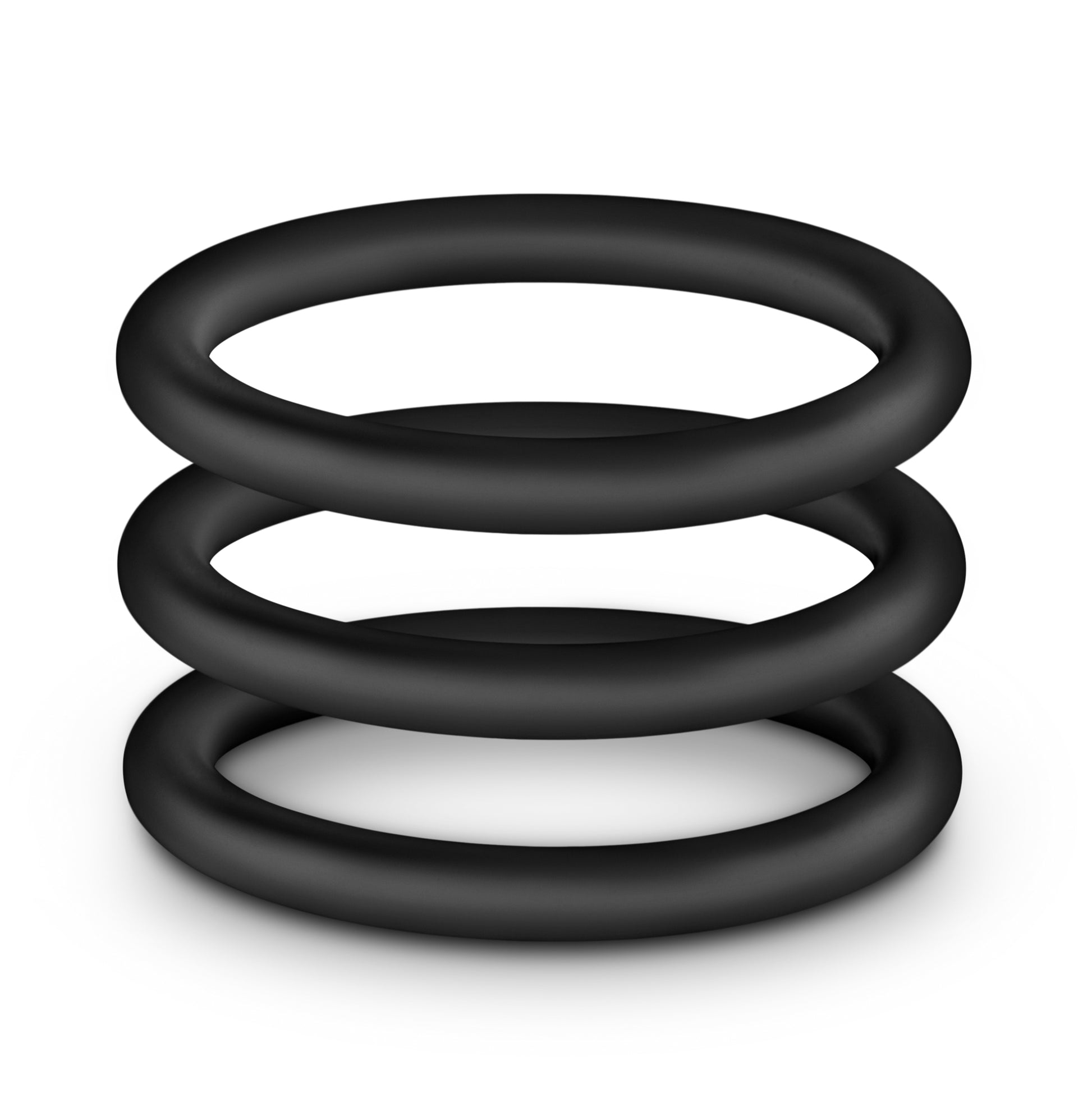 Performance - Vs3 Pure Premium Silicone Cockrings - Large - Black | 853858007581 | Available at EroticWarehouse.com