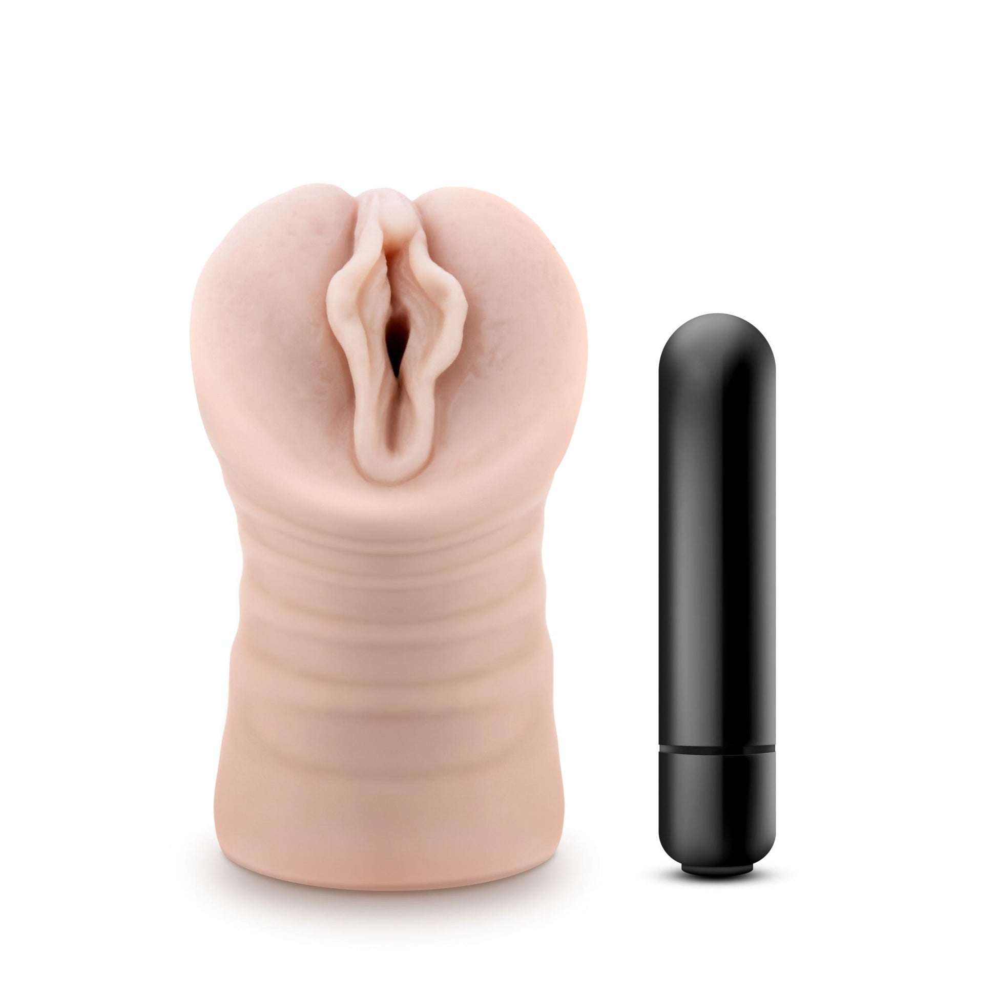Enlust - Destini AI Vibrating Pussy Style Stroker - Beige | 810138370063 | Available at EroticWarehouse.com
