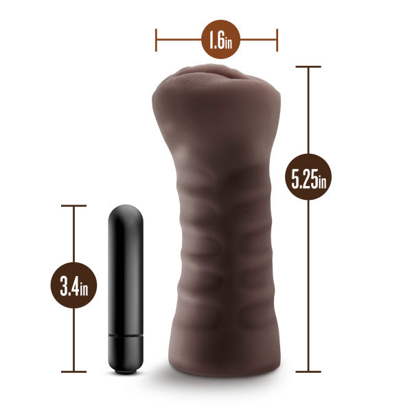 Hot Chocolate - Alexis Pussy Stroker - Chocolate | 819835023906 | Available at EroticWarehouse.com