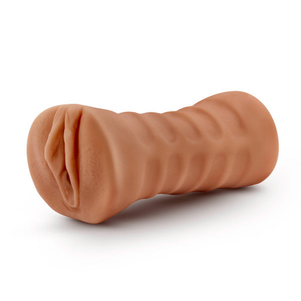 M for Men - Julieta Pussy Stroker - Mocha | 819835023951 | Available at EroticWarehouse.com