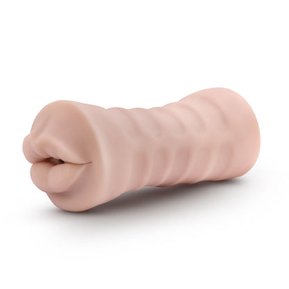 M for Men - Angie Mouth Stroker - Vanilla | 819835023227 | Available at EroticWarehouse.com