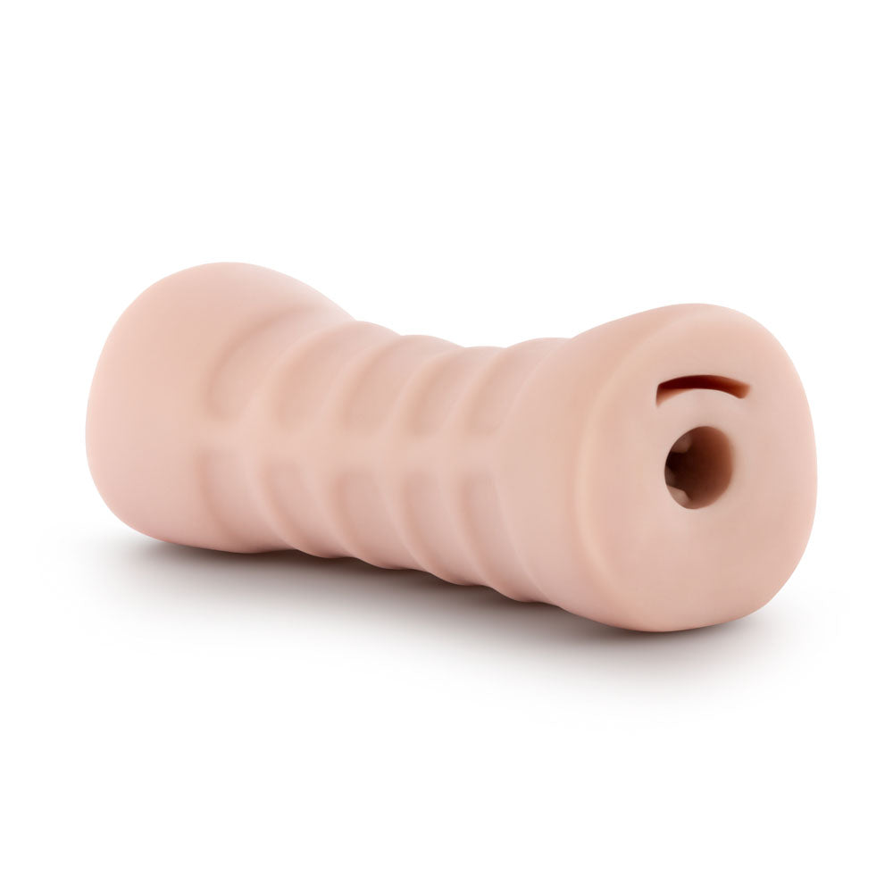 M for Men - Angie Mouth Stroker - Vanilla | 819835023227 | Available at EroticWarehouse.com
