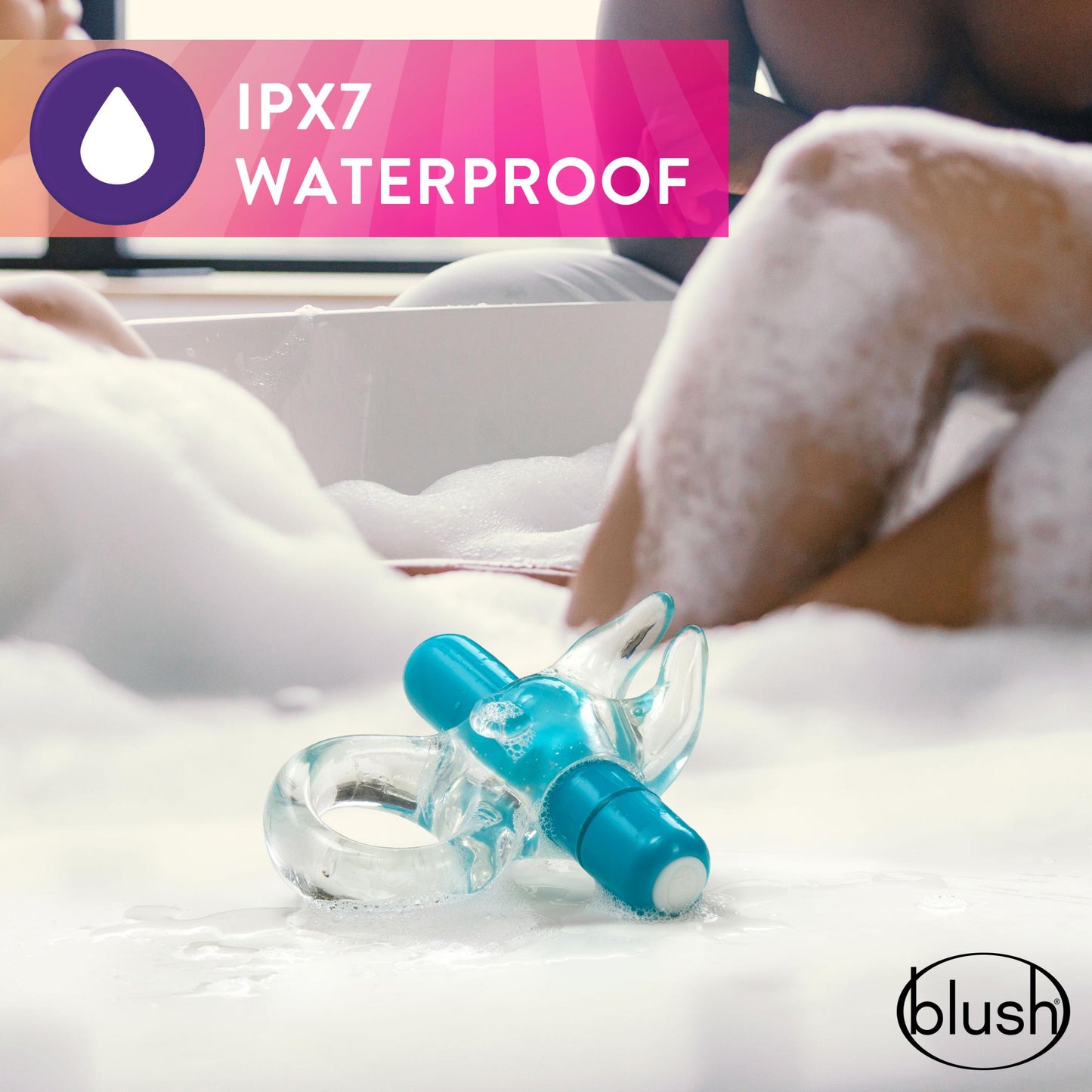 Play With Me – Bull Vibrating C-Ring - Blue | 850002870305 | Available at EroticWarehouse.com