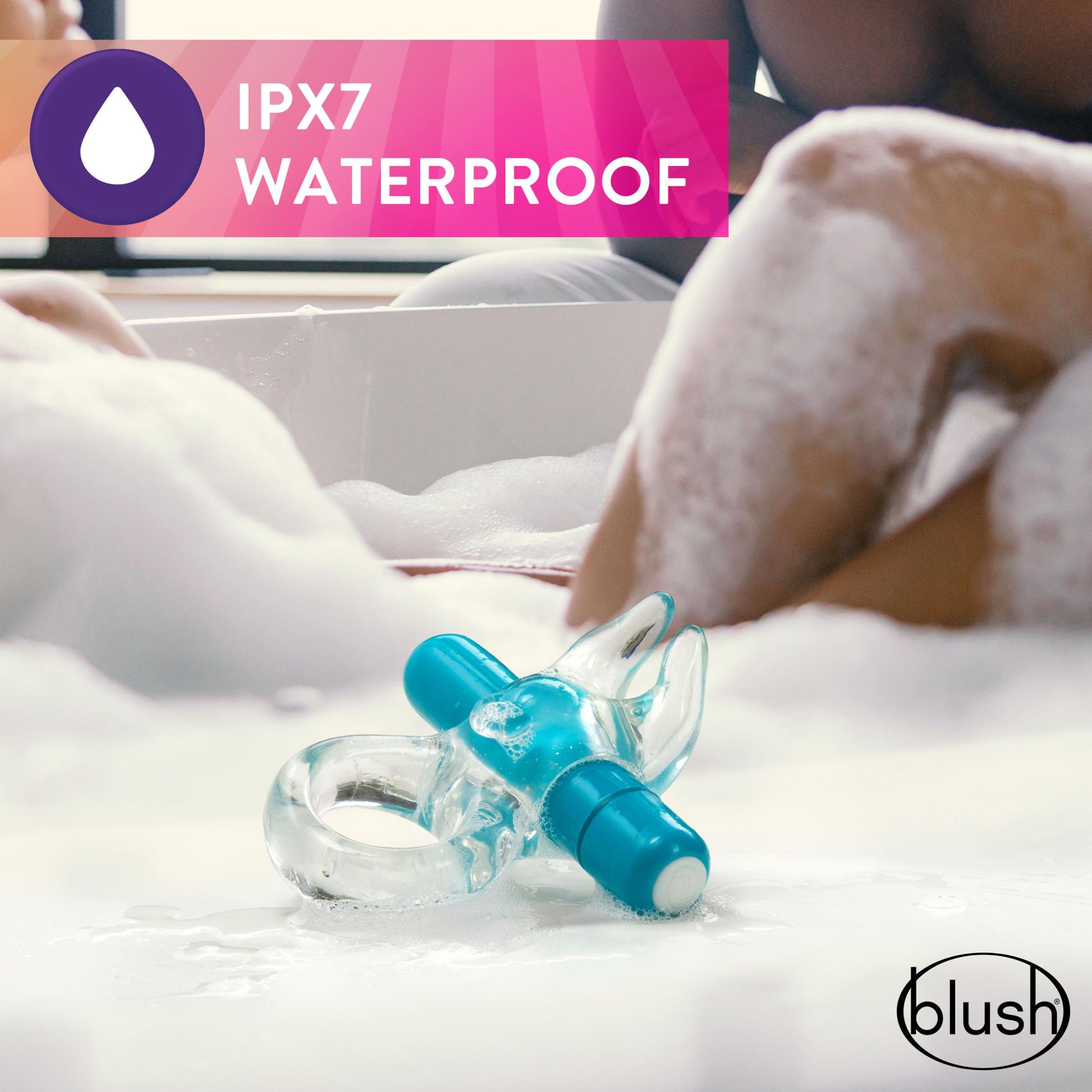 Play With Me – Bull Vibrating C-Ring - Blue | 850002870305 | Available at EroticWarehouse.com