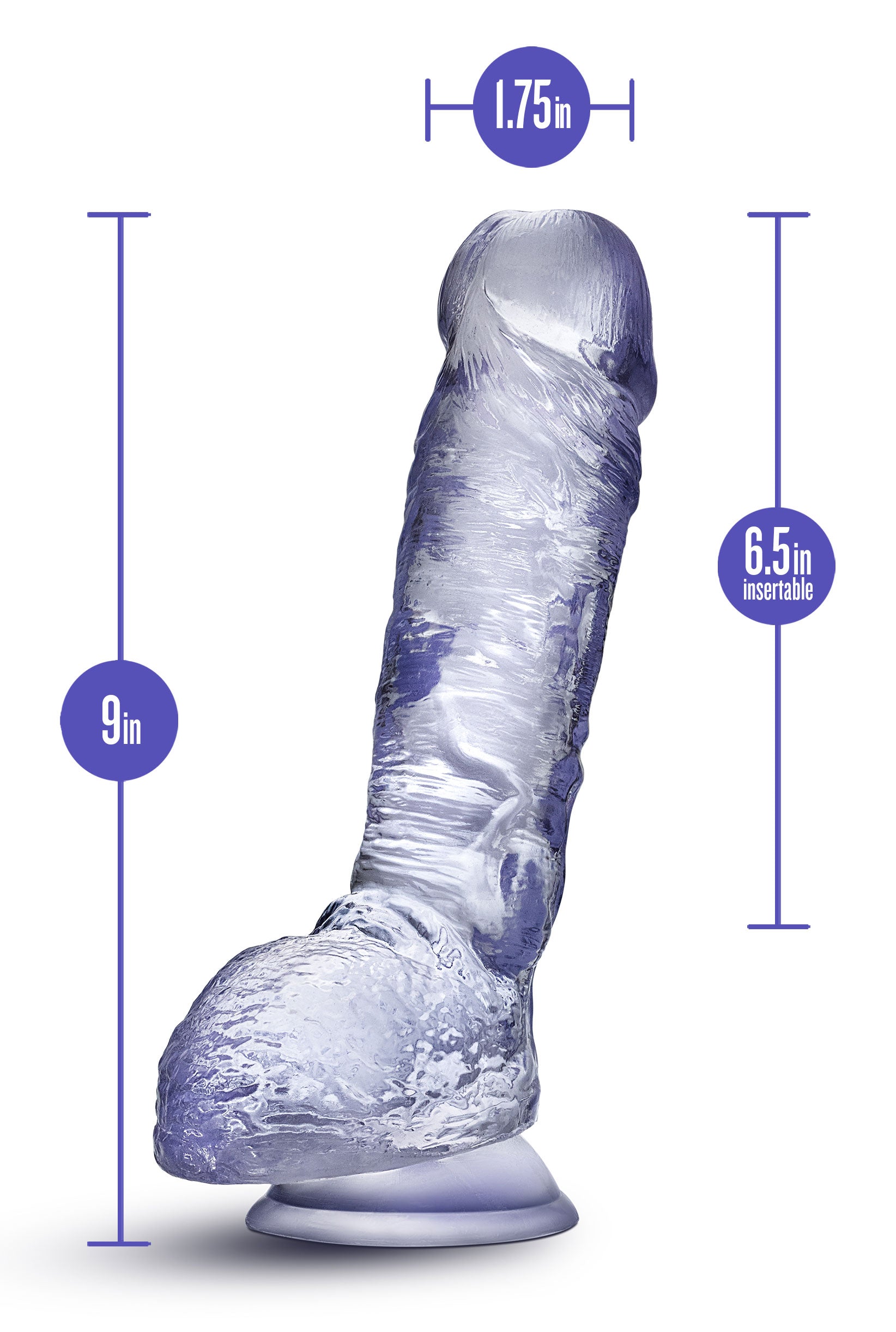 B Yours Plus - Hearty N Hefty - Clear | 819835028130 | Available at EroticWarehouse.com