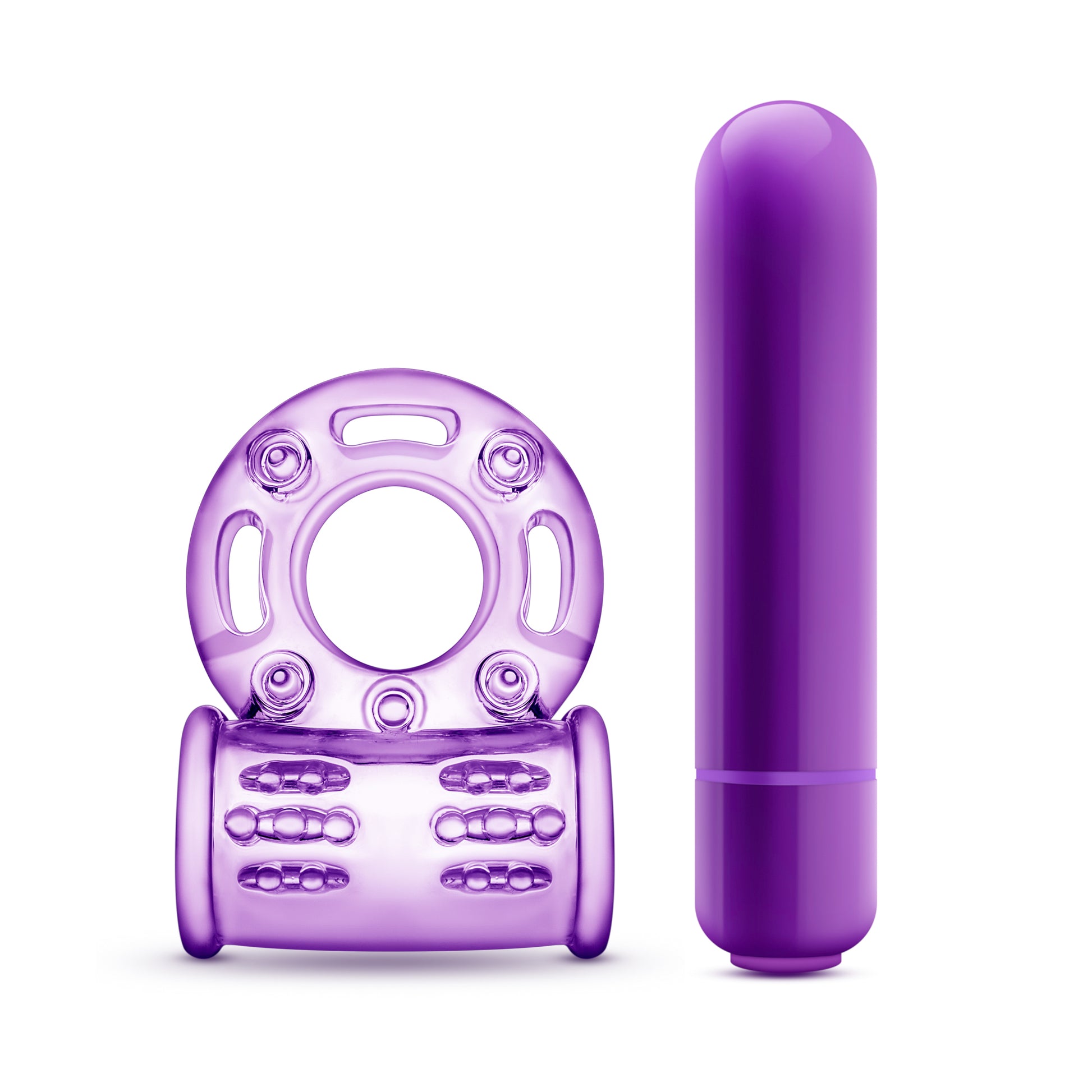 Play With Me - Couples Play - Vibrating Cock Ring - Purple | 850002870237 | Available at EroticWarehouse.com