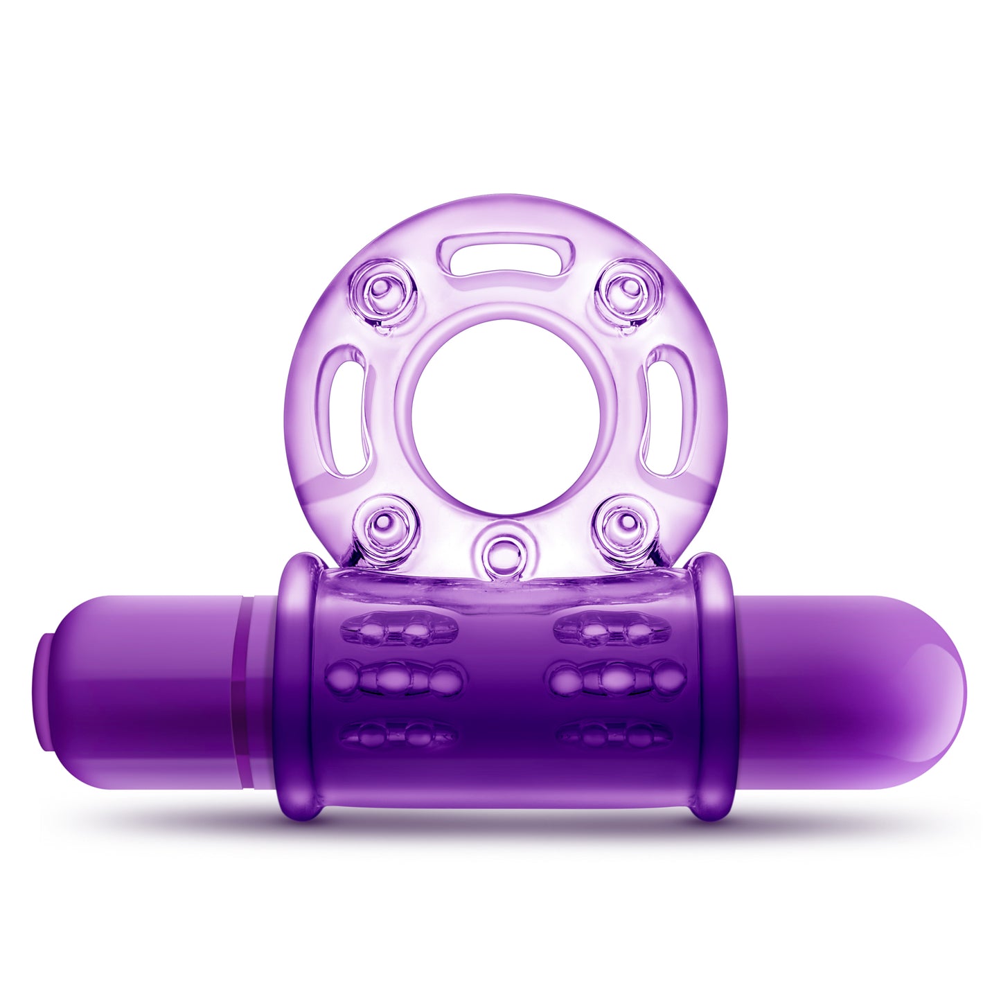 Play With Me - Couples Play - Vibrating Cock Ring - Purple | 850002870237 | Available at EroticWarehouse.com