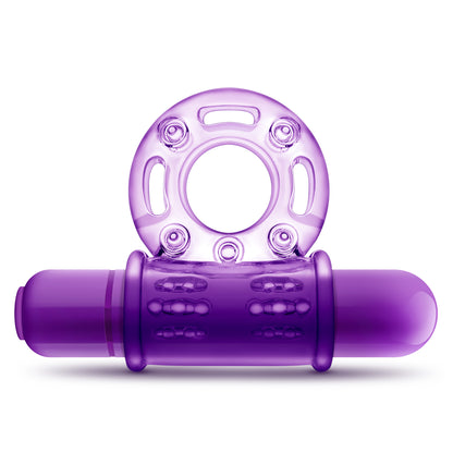 Play With Me - Couples Play - Vibrating Cock Ring - Purple | 850002870237 | Available at EroticWarehouse.com