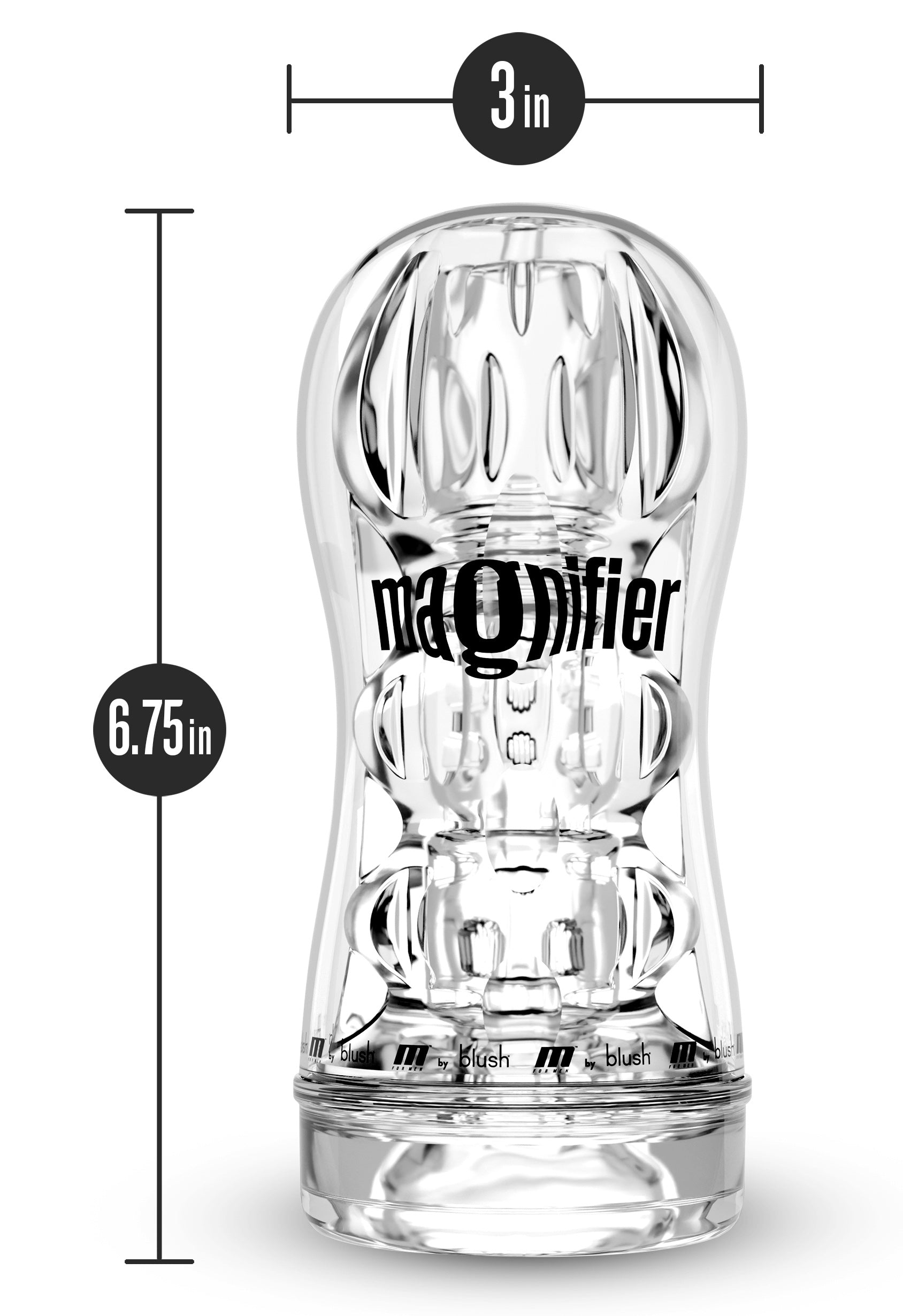 M for Men - Soft and Wet - Magnifier - Clear | 819835027669 | Available at EroticWarehouse.com