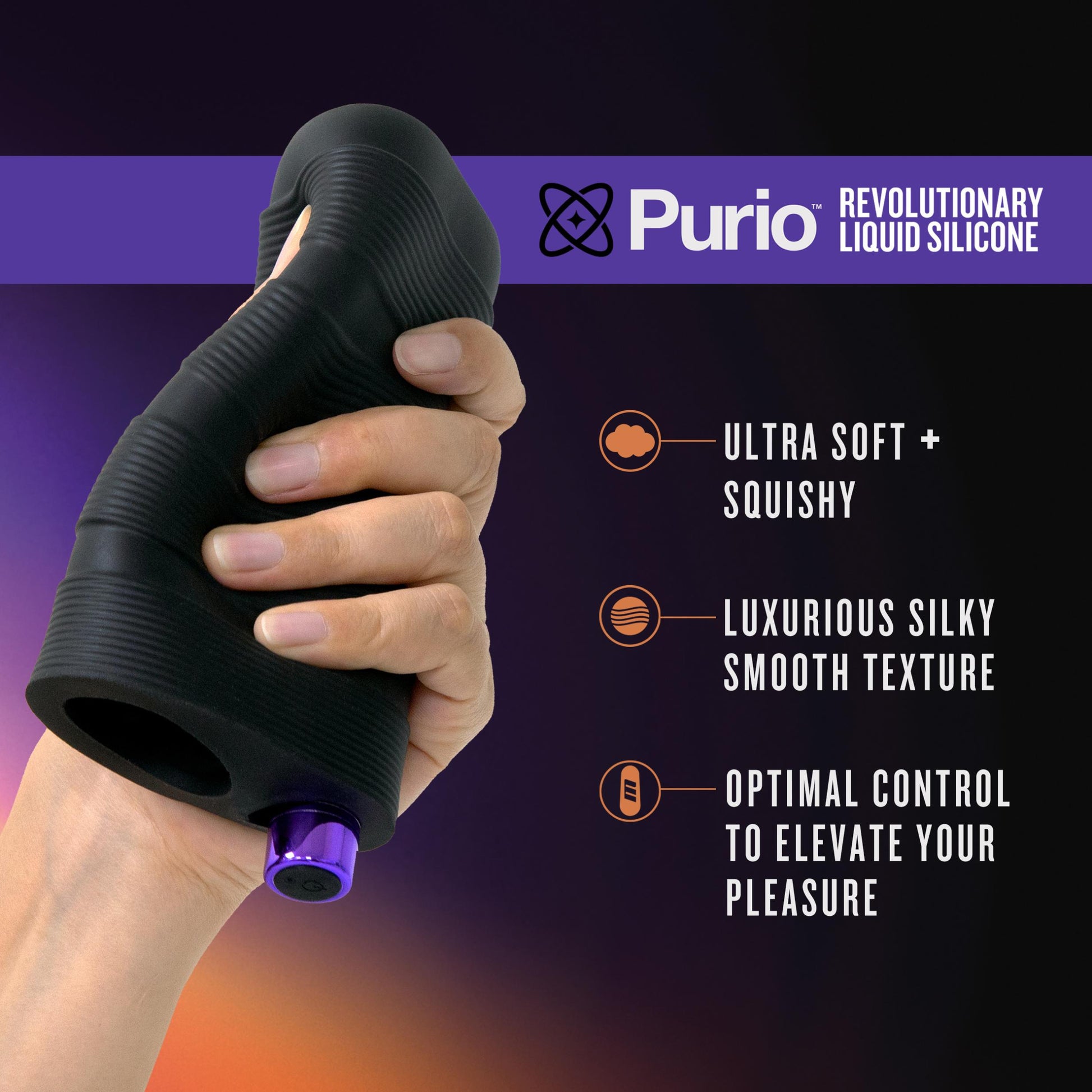 M Elite Platinum - Strok - Black | 819835029755 | Available at EroticWarehouse.com