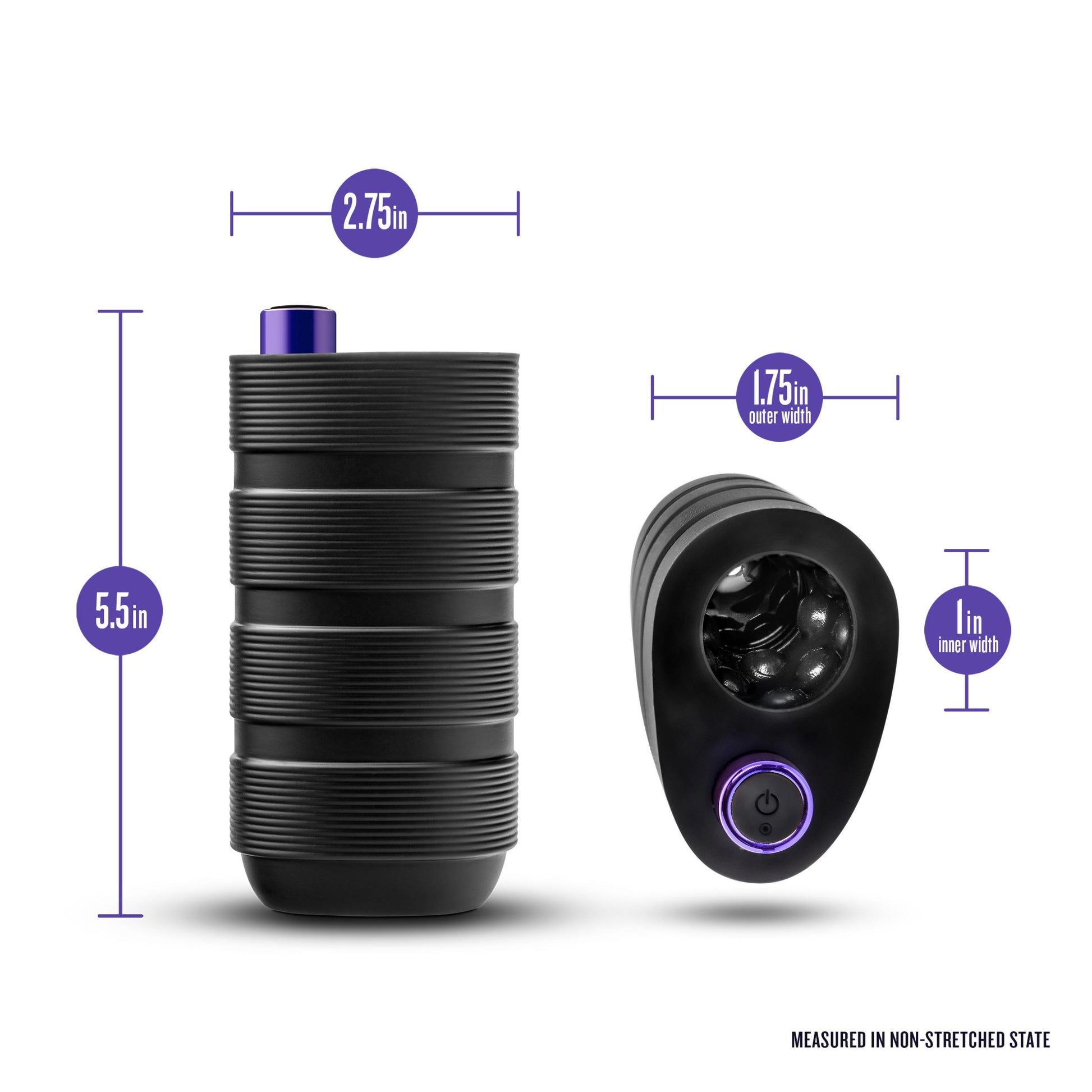 M Elite Platinum - Strok - Black | 819835029755 | Available at EroticWarehouse.com
