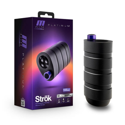M Elite Platinum - Strok - Black | 819835029755 | Available at EroticWarehouse.com