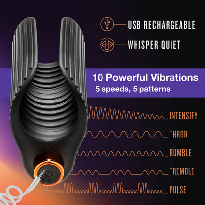 M Elite Platinum - Wrapt - Black | 819835029762 | Available at EroticWarehouse.com