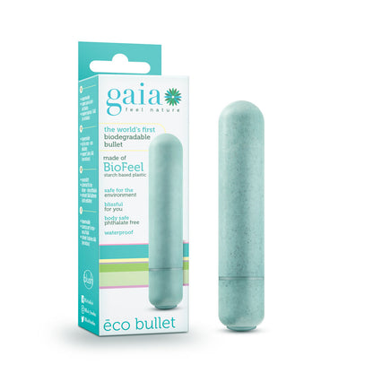 Gaia - Eco Bullet - Aqua | 819835022985 | Available at EroticWarehouse.com