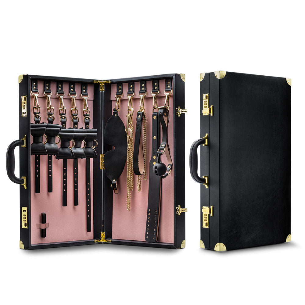 Temptasia - Safe Word - Bondage Kit With Suitcase - Black | 819835028970 | Available at EroticWarehouse.com