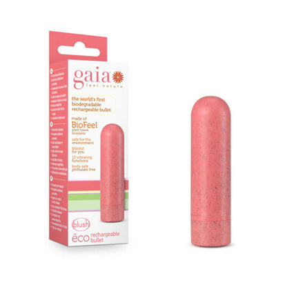 Gaia - Eco Rechargeable Bullet - Coral | 819835026310 | Available at EroticWarehouse.com