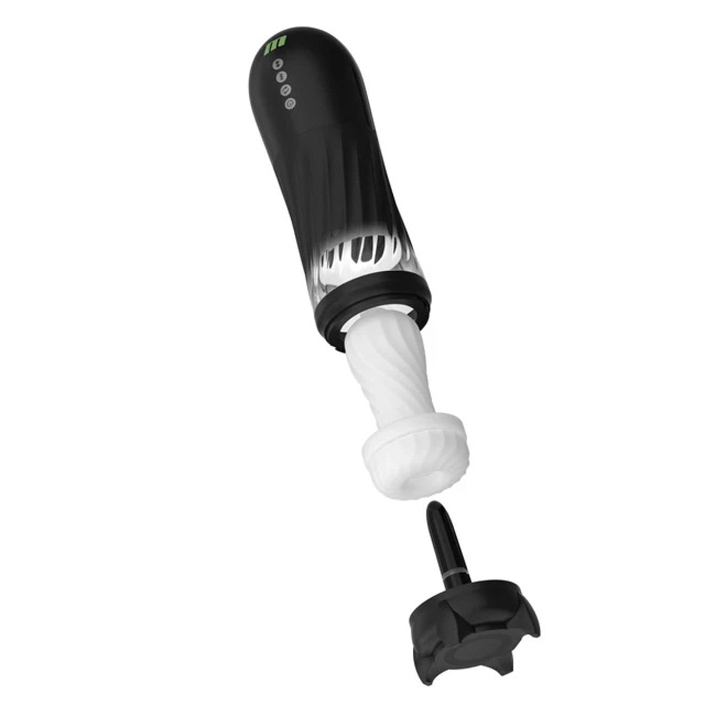 Quantumx Triple Action Automatic Stroker - Black | 810138371077 | Available at EroticWarehouse.com