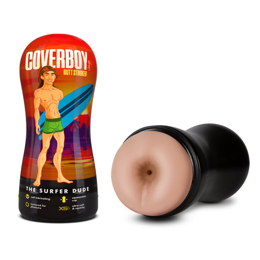 Coverboy - the Surfer Dude - Self Lubricating Stroker - Beige | 819835029151 | Available at EroticWarehouse.com