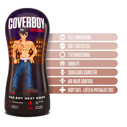 Coverboy - Bad Boy Next Door - Self Lubricating Stroker | 819835029175 | Available at EroticWarehouse.com
