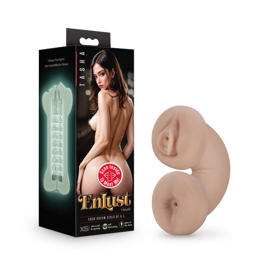 Enlust - Tasha - Soft and Wet Glow in the Dark Pussy And Ass Style Stroker | 810138370032 | Available at EroticWarehouse.com