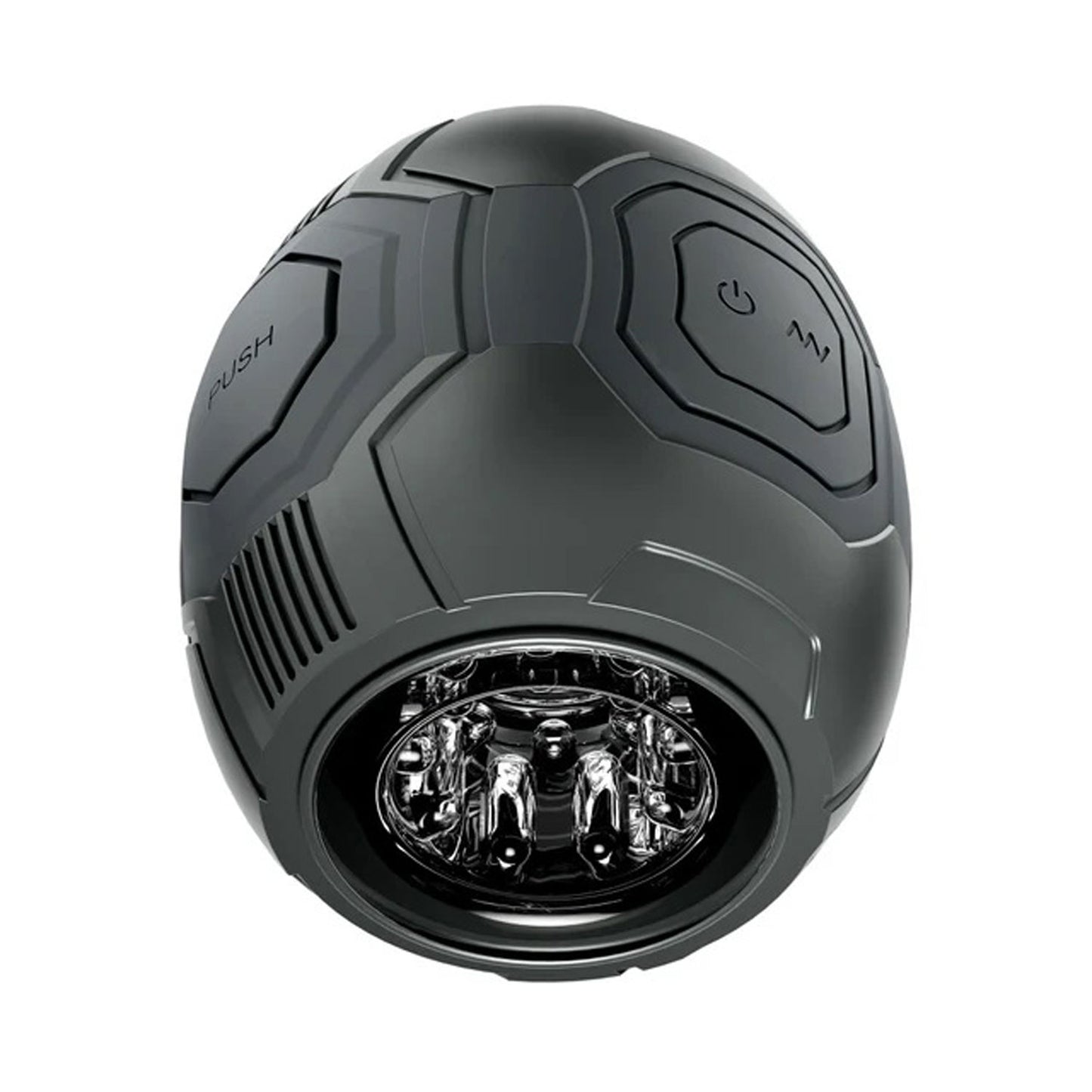 M for Men - Dome X - Vibrating Masturbator - Black | 810138370339 | Available at EroticWarehouse.com