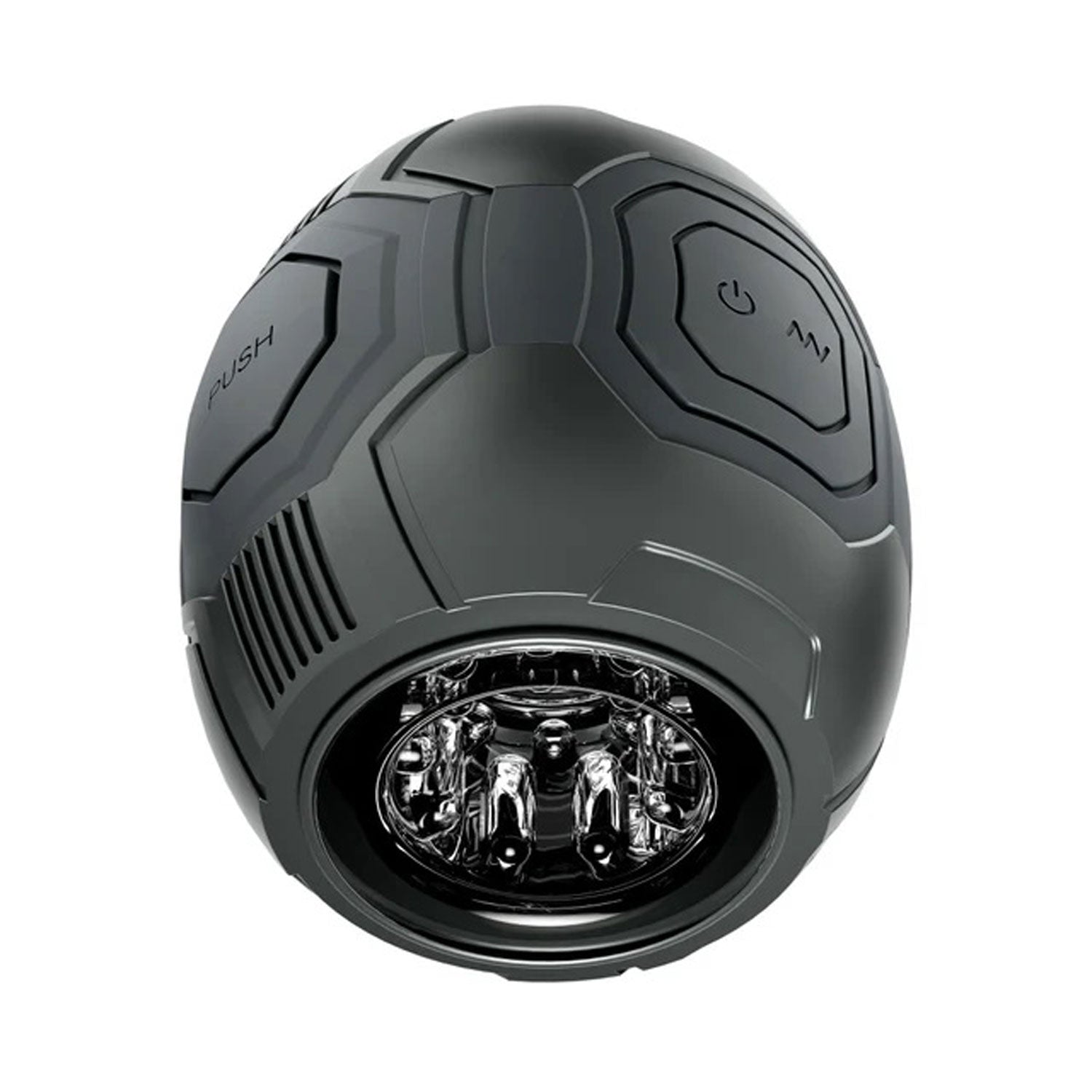 M for Men - Dome X - Vibrating Masturbator - Black | 810138370339 | Available at EroticWarehouse.com