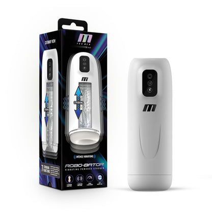 M for Men - Robo-Bator - White | 810138370278 | Available at EroticWarehouse.com