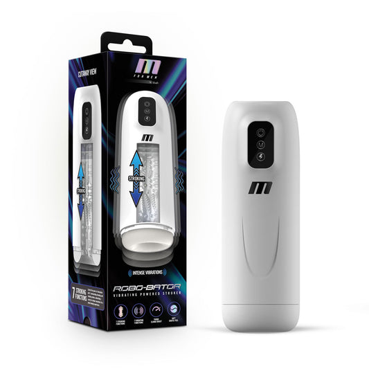 M for Men - Robo-Bator - White | 810138370278 | Available at EroticWarehouse.com