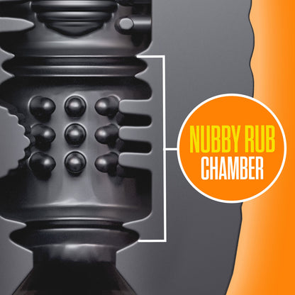 Rize - Grasp - Self-Lubricating Stroker - Black | 819835029878 | Available at EroticWarehouse.com