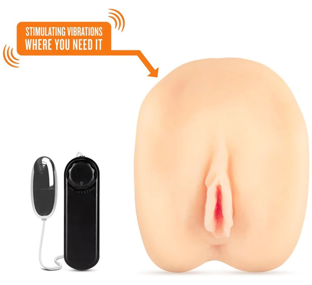 Amandas Kitty - Pussy Style Vibrating Stroker - Natural | 735380902537 | Available at EroticWarehouse.com