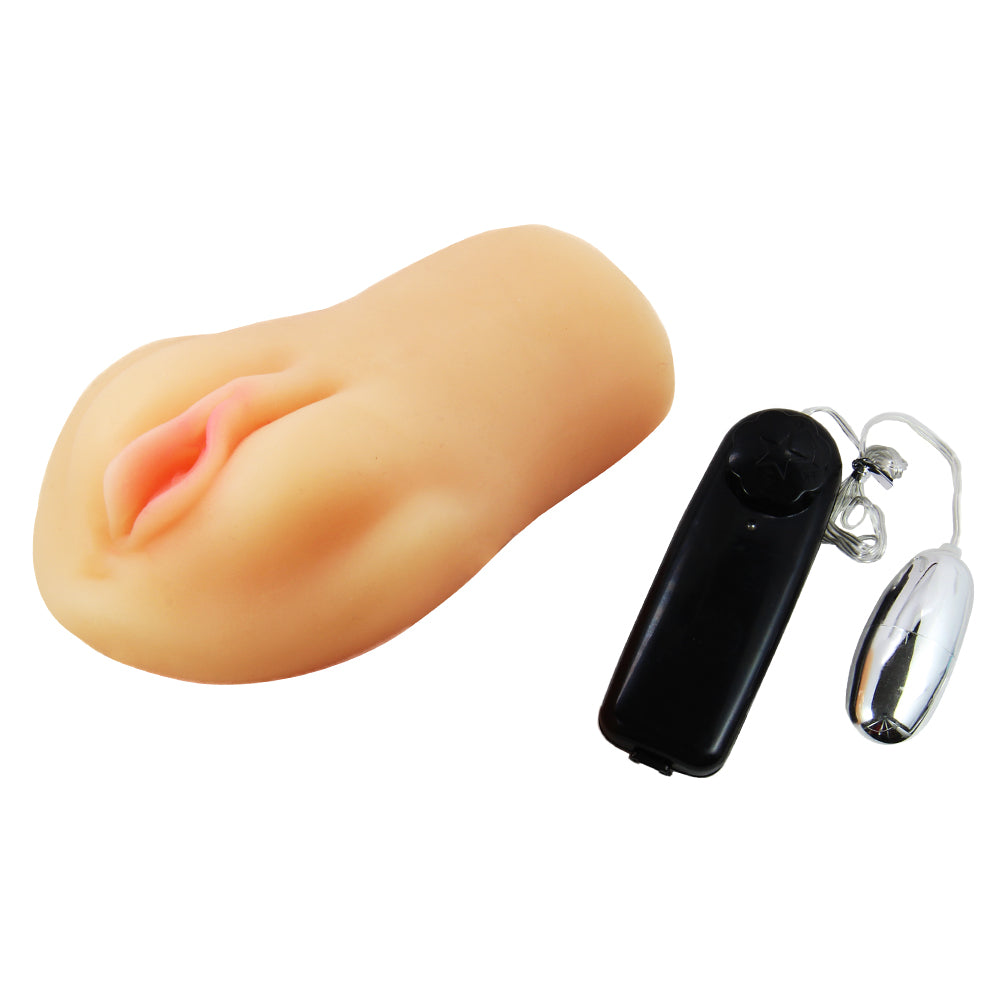 Honey Pot - Pussy Style Vibrating Stroker - Natural | 735380908737 | Available at EroticWarehouse.com