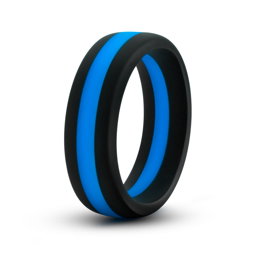 Performance - Silicone Go Pro Cock Ring - Black/blue/black | 853858007734 | Available at EroticWarehouse.com