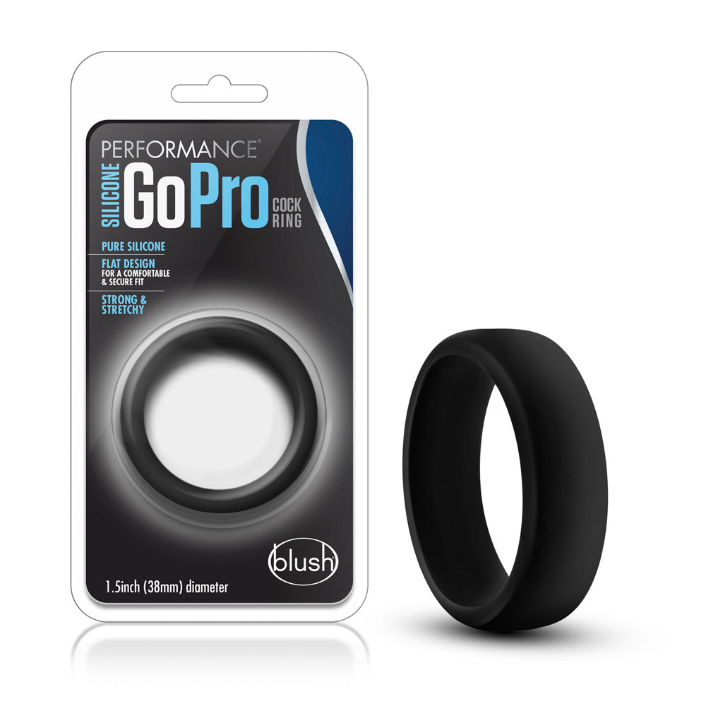 Performance - Silicone Go Pro Cock Ring - Black | 853858007741 | Available at EroticWarehouse.com