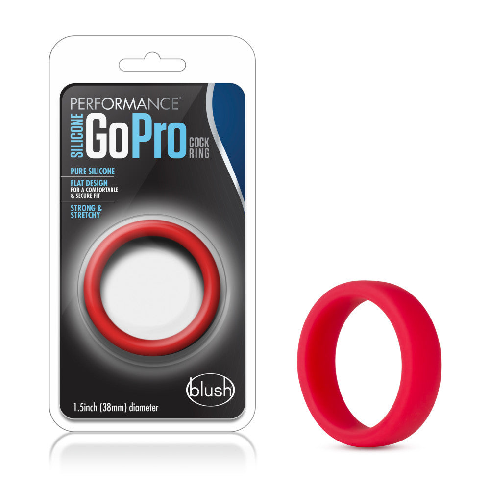 Performance - Silicone Go Pro Cock Ring - Red | 850002870275 | Available at EroticWarehouse.com