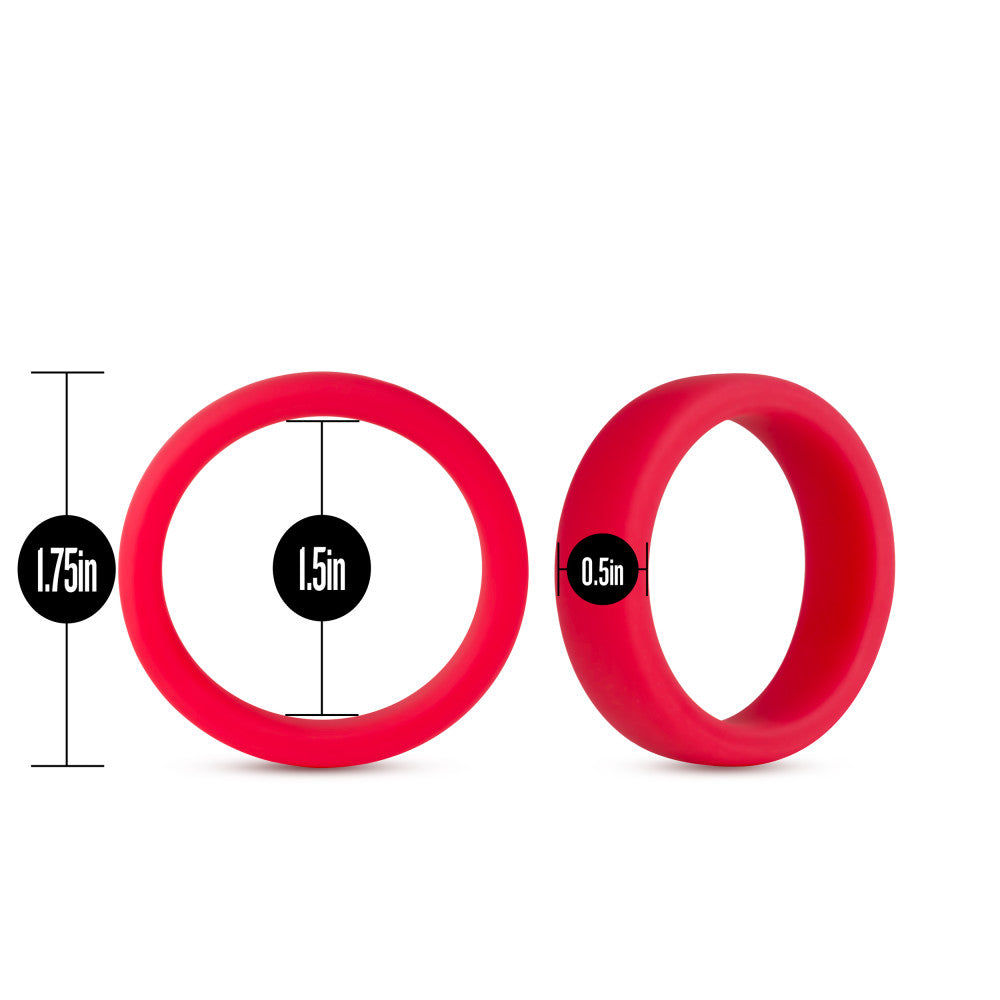 Performance - Silicone Go Pro Cock Ring - Red | 850002870275 | Available at EroticWarehouse.com