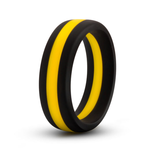 Performance - Silicone Go Pro Cock Ring - Black/gold/black | 853858007710 | Available at EroticWarehouse.com