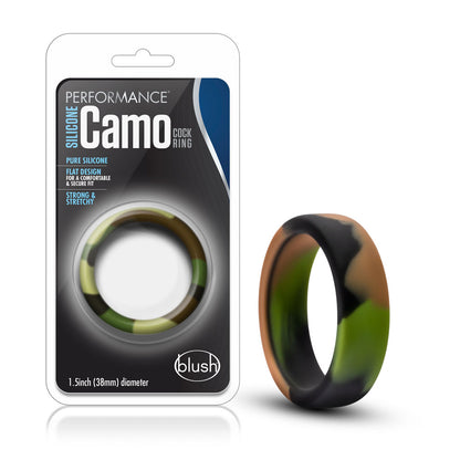 Performance - Silicone Camo Cock Ring - Green Camoflauge | 853858007758 | Available at EroticWarehouse.com